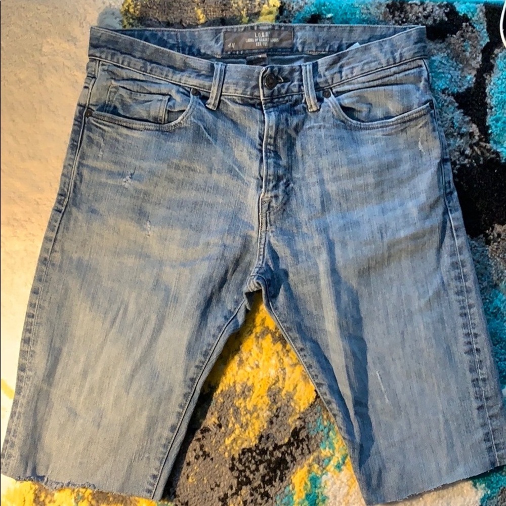 Men’s H&M denim cut off shorts